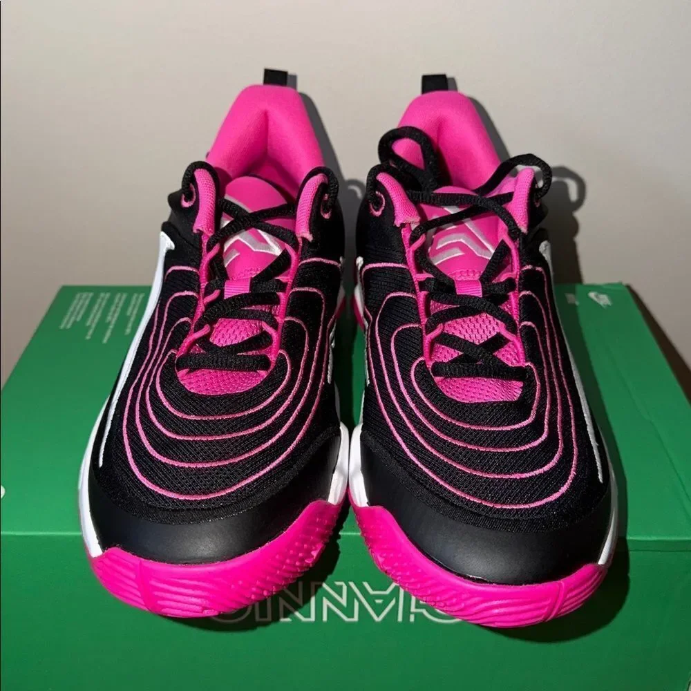 Nike Giannis Immortality 4 GS Black White Fuchsia FZ6734-004 Youth Size 7Y